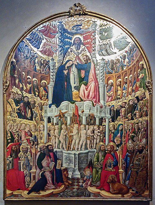 Coronation of Mary, 1444, Giovanni d'Alemagna