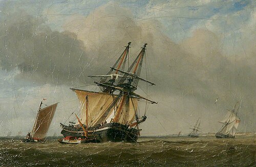 Unloading Timber, , Miles Edmund Cotman