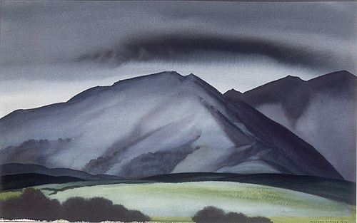 San Fernando Mountains, 1936, Milford Zornes
