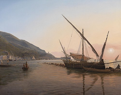 Partie von Castellammare am Golf von Neapel, 1837, Jakob Alt