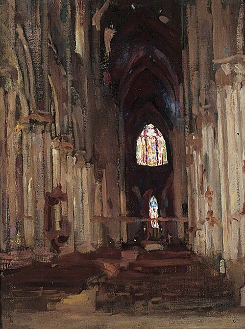 Reims Cathedral, France, 1914, Milly Childers