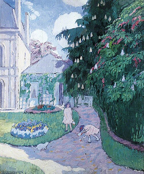Garden at Caudebec, Normandy, France, , Milly Childers