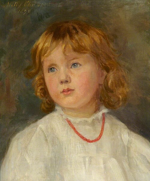 A Sister of Ralph Dutton, 8th Lord Sherborne, possibly Blanche Mary Stukely, Joane Mary or Ursula Ma, 1898, Milly Childers