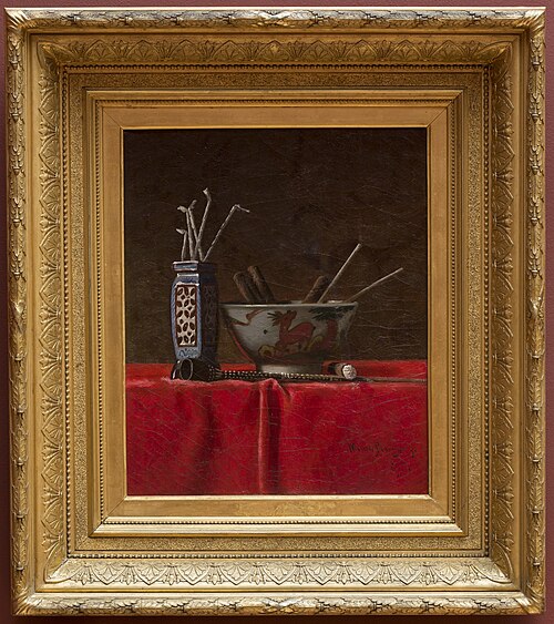 Still Life with Tapers and Cigars, 1872, Milne Ramsey