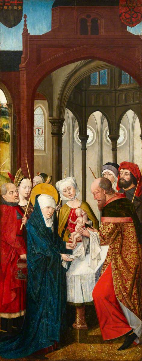 Weston Triptych (triptych, left wing, inside), , Rogier van der Weyden