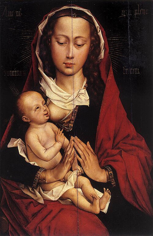 La Vierge et l'Enfant, 1460, Rogier van der Weyden
