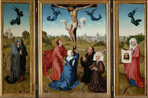 Triptyque de la Crucifixion, 1440, Rogier van der Weyden