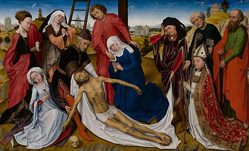 La Lamentation du Christ, 1460, Rogier van der Weyden