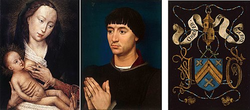 diptyque de Jean Gros, 1460, Rogier van der Weyden