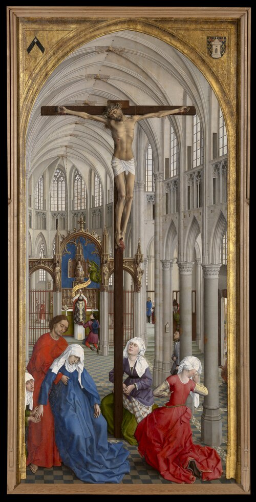The Seven Sacraments (central panel), 1440, Rogier van der Weyden