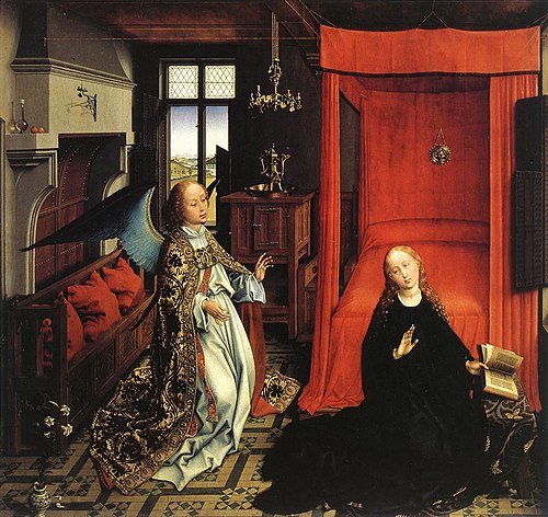 L'Annonciation, 1435, Rogier van der Weyden