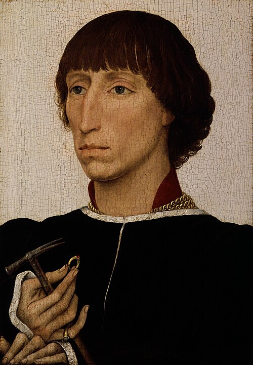 Portrait of Francesco d'Este, 1460, Rogier van der Weyden