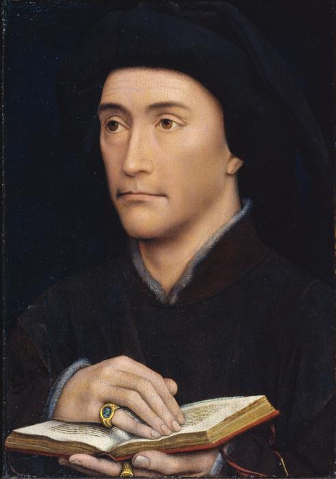 Portrait of a Man (Guillaume Fillastre?), 1430, Rogier van der Weyden