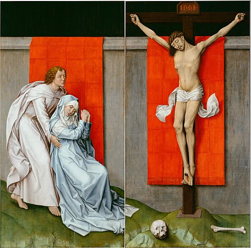 Crucifixion Diptych, 1460, Rogier van der Weyden