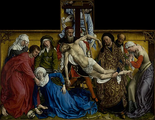 The Descent from the Cross, 1440, Rogier van der Weyden