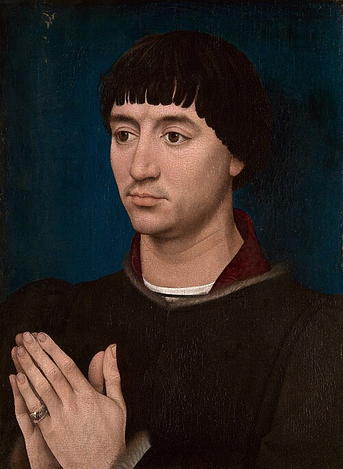Portrait of Jean Gros, 1457, Rogier van der Weyden