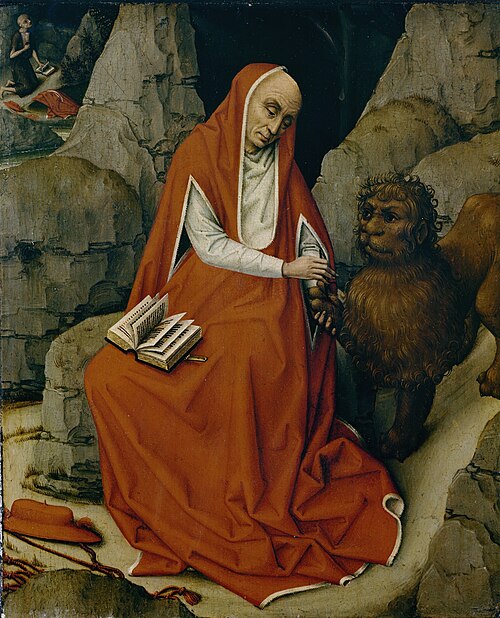 Saint Jerome in the Desert, 1450, Rogier van der Weyden