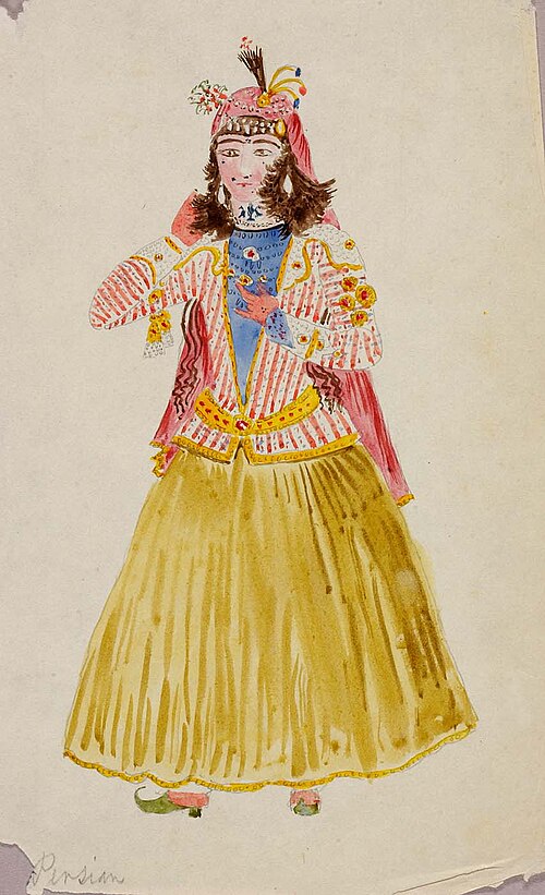 Persian Girl, 1851, Miner Kilbourne Kellogg