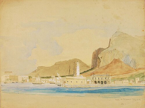 Moli at Palermo, 1854, Miner Kilbourne Kellogg