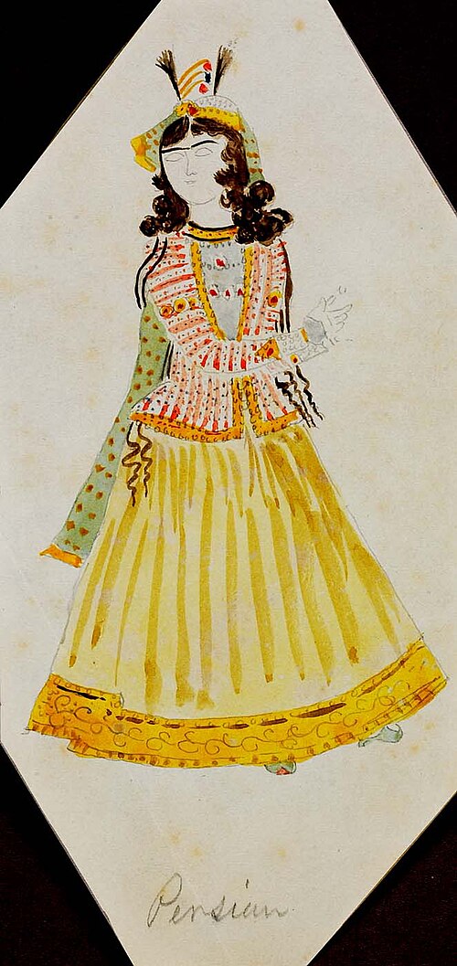 Persian Woman, 1851, Miner Kilbourne Kellogg