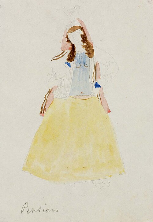 Persian Woman, 1851, Miner Kilbourne Kellogg