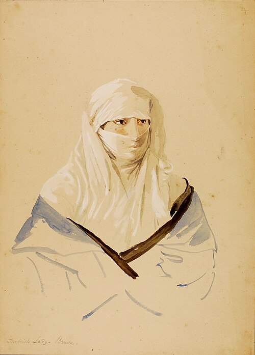 Turkish Lady of Brusa, 1851, Miner Kilbourne Kellogg
