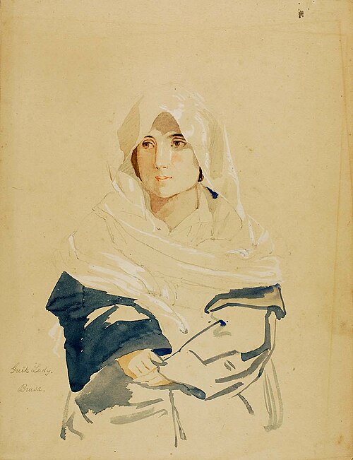 Greek Lady, Brusa, 1851, Miner Kilbourne Kellogg