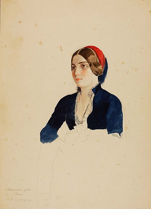 Armenian Girl of Pera, 1851, Miner Kilbourne Kellogg