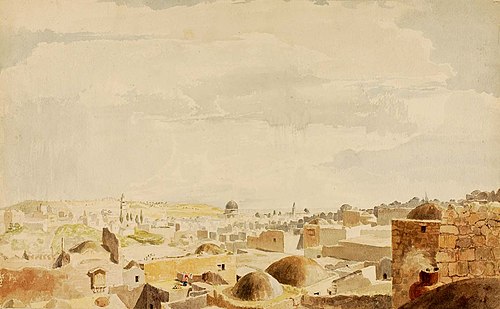 Jerusalem, Israel, 1844, Miner Kilbourne Kellogg