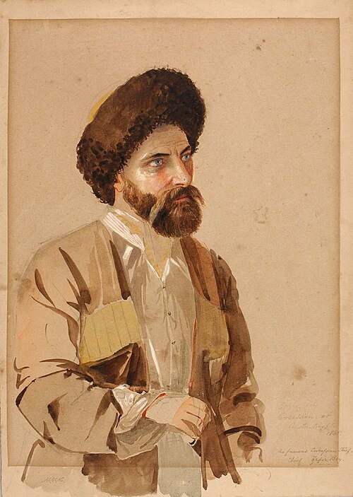 Circassian at Constantinople, 1845, Miner Kilbourne Kellogg