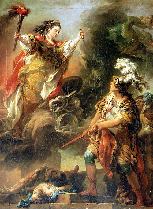 Mlle Clairon en Médée, 1760, Charles André van Loo