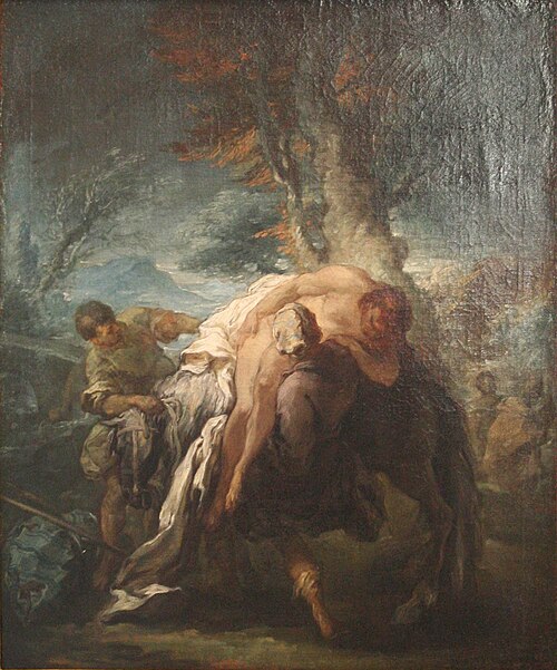 Le bon samaritain, 1723, Charles André van Loo
