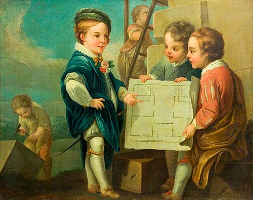 An Allegory of Architecture, , Charles André van Loo