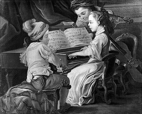 An Allegory of Music, , Charles André van Loo