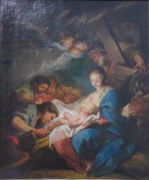 Adoration des Bergers, 1800, Charles André van Loo