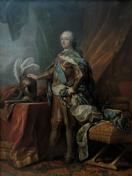 Portrait de Louis XV, 1750, Charles André van Loo
