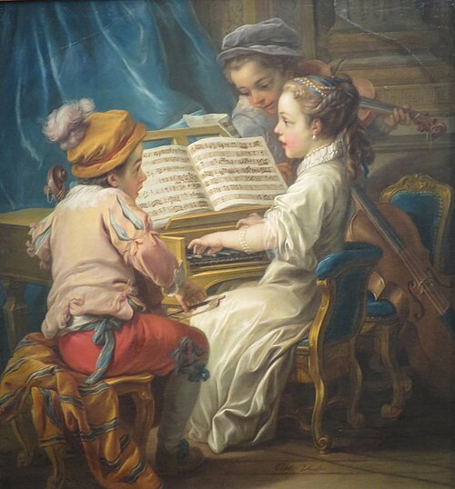 Music, 1753, Charles André van Loo