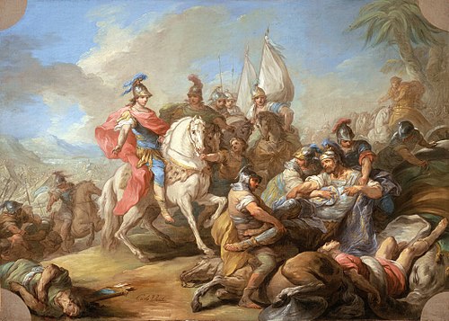 The Victory of Alexander over Porus, 1738, Charles André van Loo