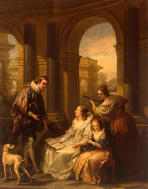 Spanish Concert (Spanish Сonversation), 1754, Charles André van Loo
