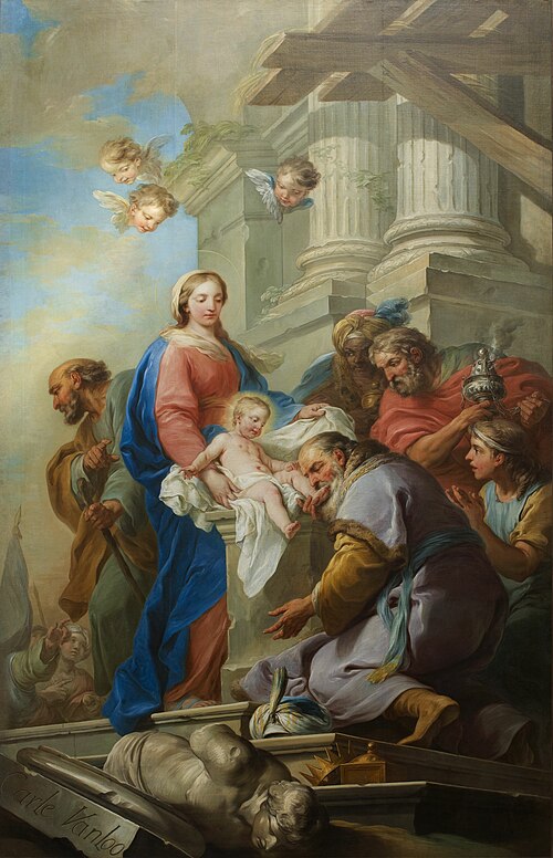 L'Adoration des Mages, 1739, Charles André van Loo