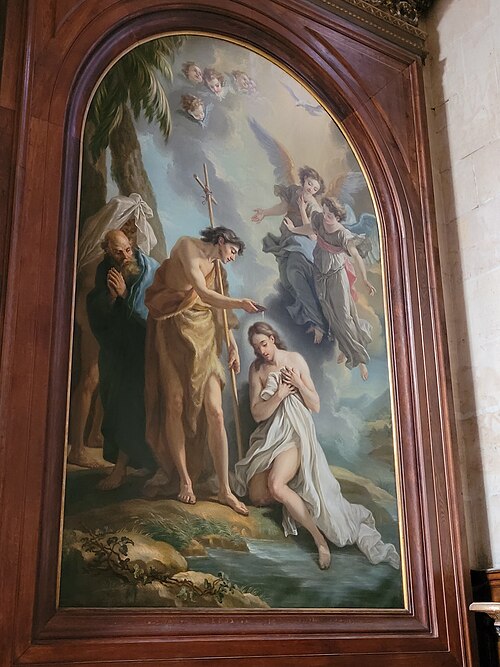 le Baptême du Christ, 1761, Charles André van Loo