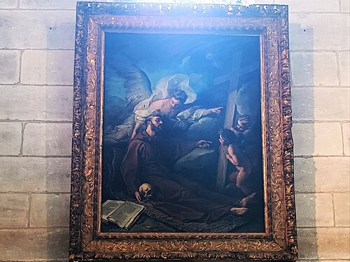 Mort de saint François, 1730, Charles André van Loo