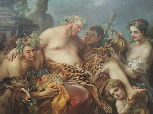 L'Ivresse de Silène, 1747, Charles André van Loo
