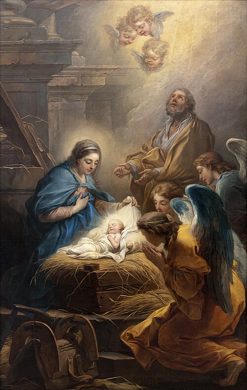 L'adoration des anges, 1751, Charles André van Loo
