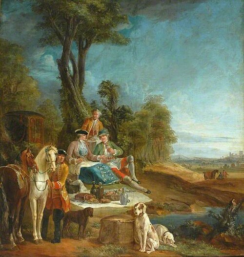 A Hunting Luncheon, , Charles André van Loo