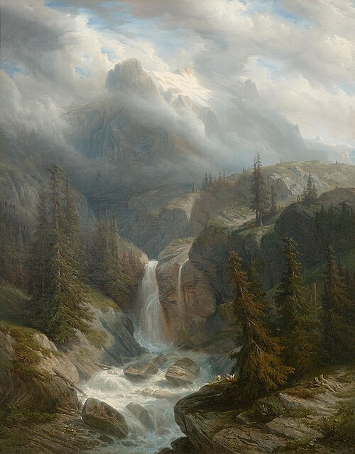 Rosenlaui bei Meiringen, 1853, François Diday