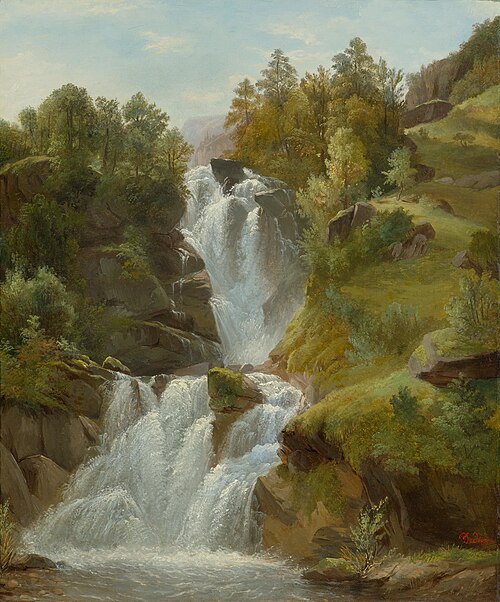 Waterfall, , François Diday