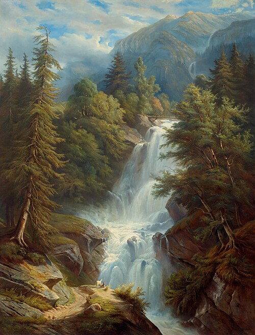 Der Giessbach am Brienzersee, , François Diday