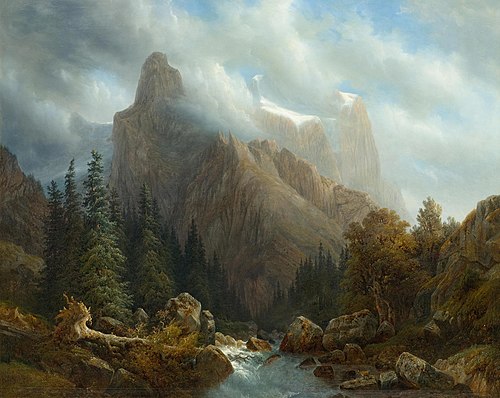 Rosenlaui, 1841, François Diday