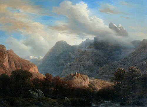 Study from Nature at Bex, , François Diday